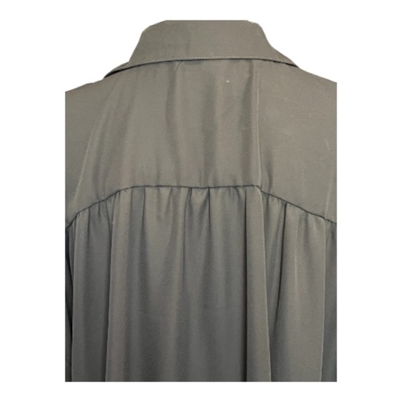 EUC Intempo black button-up blouse with gold buttons – size XL - Picture 7 of 10